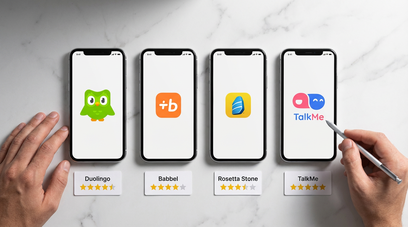 Duolingo vs Babbel vs Rosetta Stone vs TalkMe: The Ultimate Language Learning App Comparison (2026)